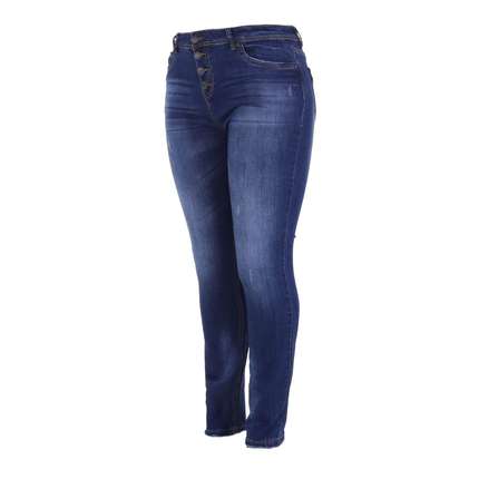 Damen High Waist Jeans von Gallop - blue
