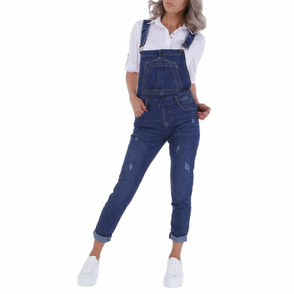 Damen Latzjeans von Gallop - blue