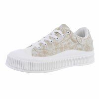 Damen Low-Sneakers - beige