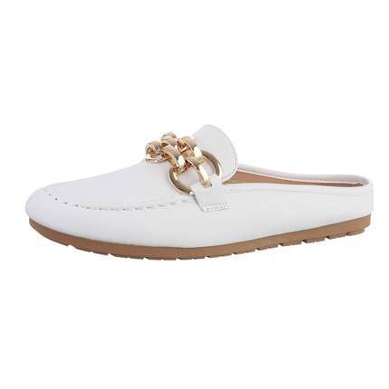 Damen Slipper - white