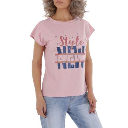 Damen T-Shirt von GLO-STORY - rose