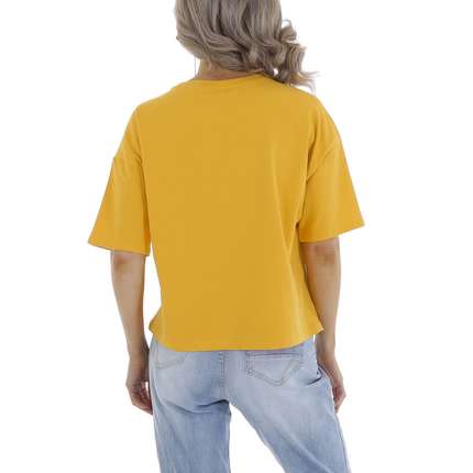 Damen T-Shirt von GLO-STORY - yellow