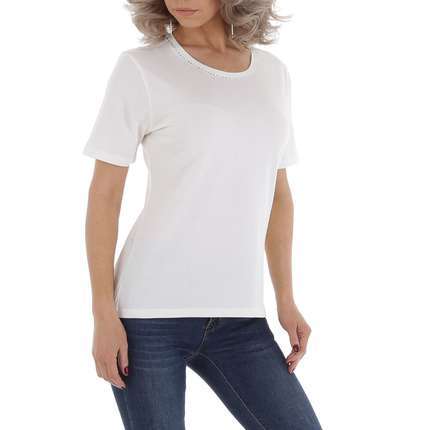 Damen T-Shirt von GLO-STORY - white