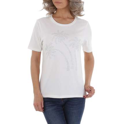 Damen T-Shirt von GLO-STORY - white