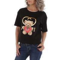 Damen T-Shirt von GLO-STORY - black