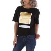 Damen T-Shirt von GLO-STORY - black