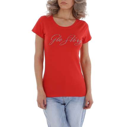 Damen T-Shirt von GLO-STORY - red