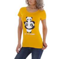 Damen T-Shirt von GLO-STORY - yellow