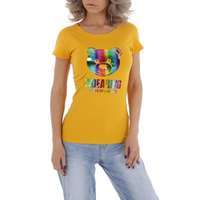 Damen T-Shirt von GLO-STORY - yellow