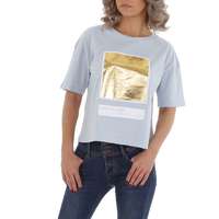 Damen T-Shirt von GLO-STORY - L.blue