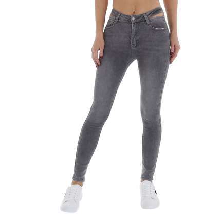 Damen Skinny Jeans von Laulia Gr. L/40 - grey