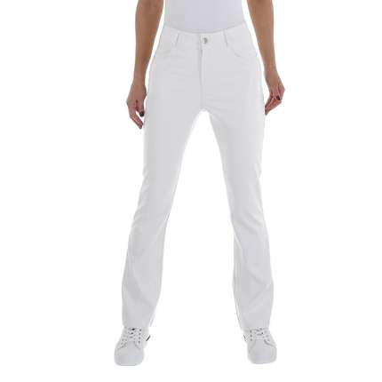 Damen Hose in Lederoptik von Emma & Ashley - white