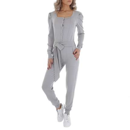 Damen Langer Jumpsuit von Emma & Ashley - grey