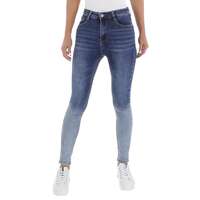 Damen High Waist Jeans von Denim Life - blue