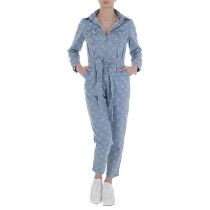 Damen Langer Jumpsuit von WHITE ICY - blue