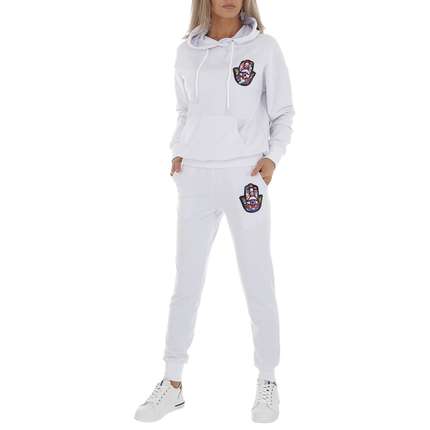 Damen Jogging- & Freizeitanzug von Emma & Ashley - white