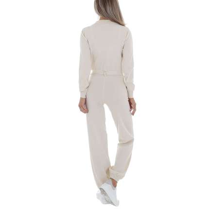 Damen Langer Jumpsuit von Emma & Ashley - cream