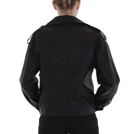 Damen Bikerjacke von Emma & Ashley - black