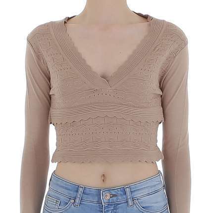 Damen Strickpullover von Emma & Ashley - beige