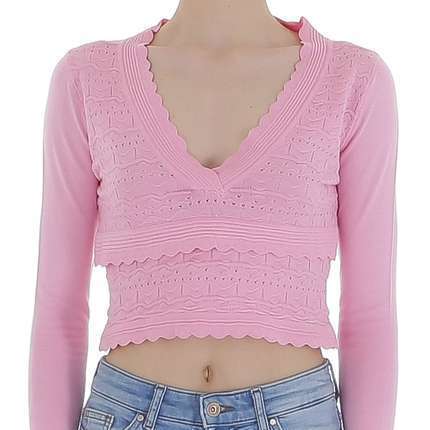 Damen Strickpullover von Emma & Ashley - rose