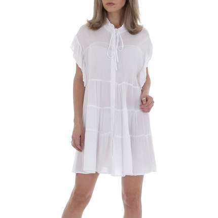 Damen Minikleid von JCL Gr. S/M - white