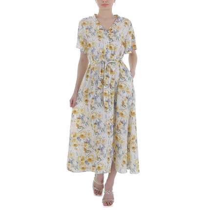 Damen Maxikleid von JCL - yellow