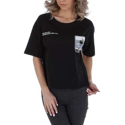 Damen T-Shirt von GLO STORY - black