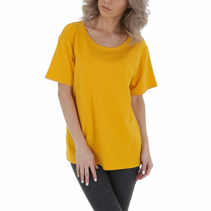 Damen T-Shirt von GLO STORY - yellow