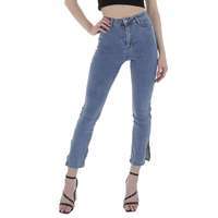 Damen High Waist Jeans von Laulia - blue