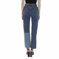 Damen High Waist Jeans von Laulia - blue