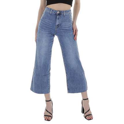 Damen High Waist Jeans von Laulia Gr. S/36 - blue