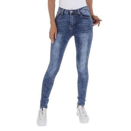 Damen High Waist Jeans  von GALLOP Gr. 25 - blue
