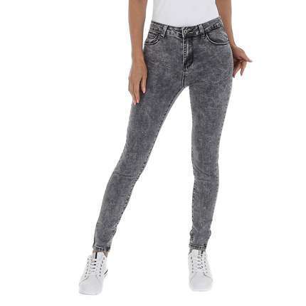 Damen High Waist Jeans von GALLOP - grey