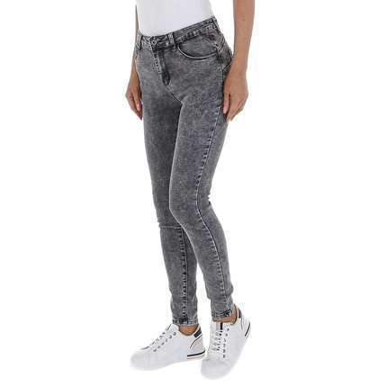 Damen High Waist Jeans von GALLOP - grey