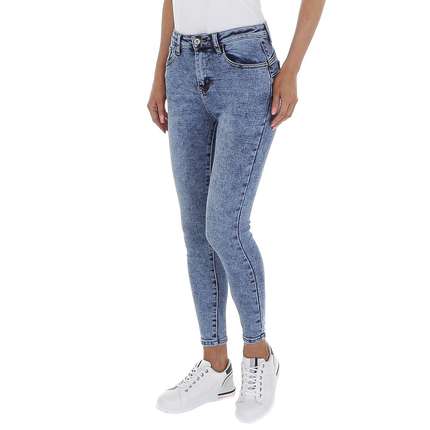 Damen High Waist Jeans von GALLOP - blue