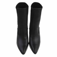 Damen High-Heel Stiefeletten - black