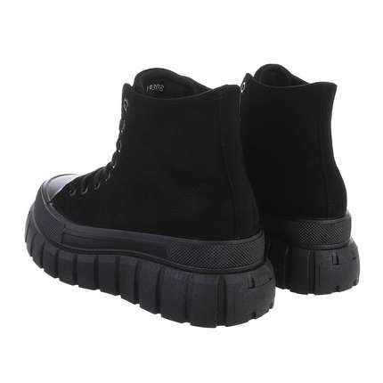 Damen Schnrstiefeletten - allblack