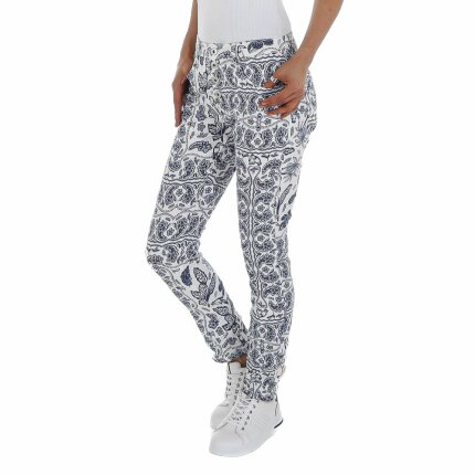 Damen Skinny Jeans von Place du Jour - white