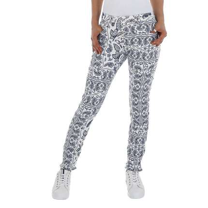 Damen Skinny Jeans von Place du Jour Gr. M/38 - white