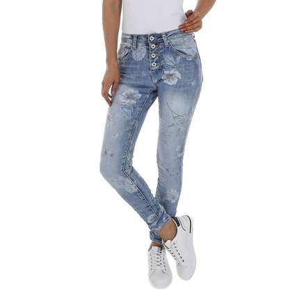 Damen Skinny Jeans von Place du Jour - blue