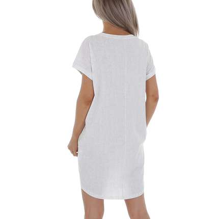 Damen Minikleid von White ICY Gr. One Size - whitegreen