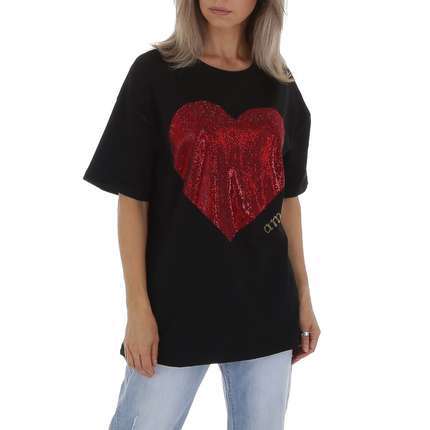 Damen T-Shirt Gr. One Size - black