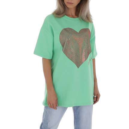 Damen T-Shirt Gr. One Size - green