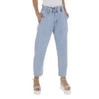 Damen High Waist Jeans von Laulia - L.blue