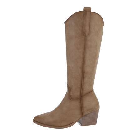 Damen Western- & Bikerboots - khakipu