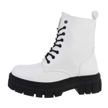 Damen Schnürstiefeletten - white