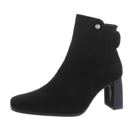 Damen High-Heel Stiefeletten - negro