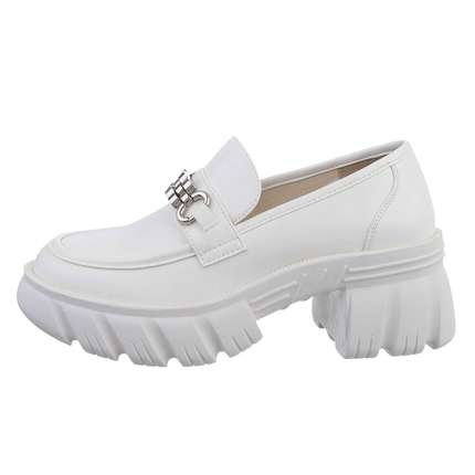 Damen Slipper - whitepu