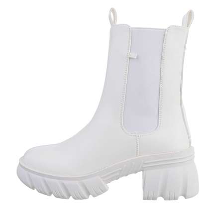 Damen Chelsea Boots - white