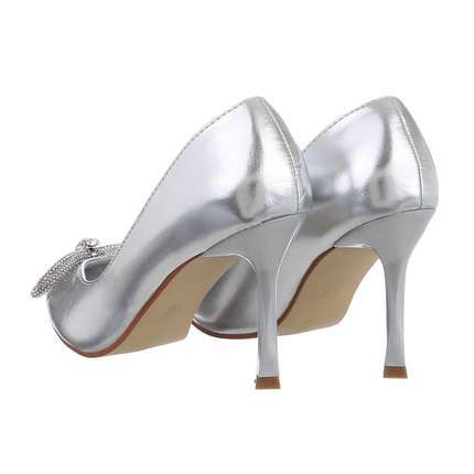 Damen High-Heel Pumps - silver